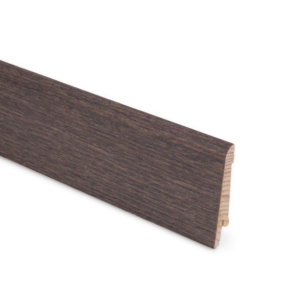 Плинтус шпонированный Lab Arte Oak Bazalt 70х15х2500