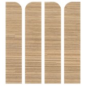 Торцевые стикеры для плинтуса HANNAHHOLZ S.81402.07 ( 4 штуки )