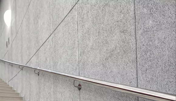 Панель акустическая "Фиброплан" f1 600х600х25мм К5 (фаска неокрашенная, цемент белый)