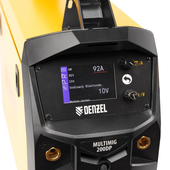 Аппарат инвертор. полуавтомат. сварки MultiMIG-200DP Synergy Double Pulse, 200 А, ПВ 80%// Denzel Аппарат инвертор. полуавтомат. сварки MultiMIG-200DP Synergy Double Pulse, 200 А, ПВ 80%// Denzel