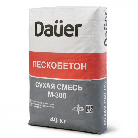Пескобетон Dauer М-300 40 кг