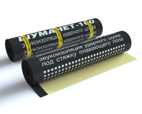Шуманет-100 Комби 10000х1000х5 мм звукогидроизоляционный Шуманет-100 Комби 10000х1000х5 мм звукогидроизоляционный