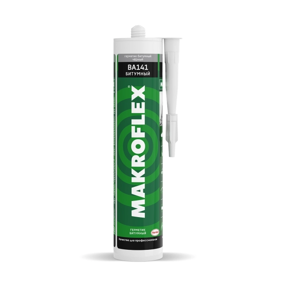 Герметик битумный Makroflex BA141 (0,3 л) черный