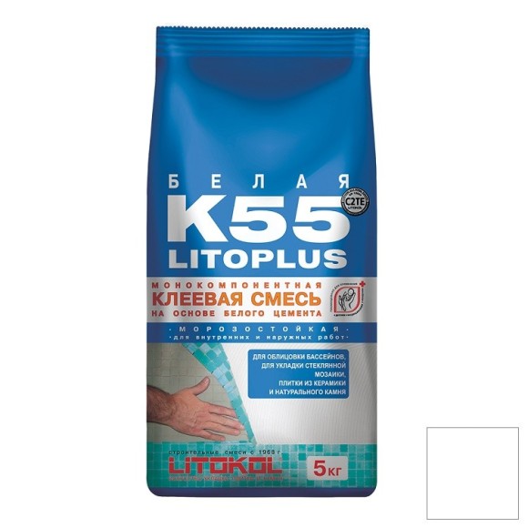 Клей для мозаики Litokol LITOPLUS K55 5 кг/мешок