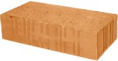 Кирпич строительный красный рифленый 250*120*65мм М150кг/см2 полнотелый Липки
