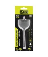 ON Сверло по дереву перовое 50х152мм, шестигранный хвостовик ON Сверло по дереву перовое 50х152мм, шестигранный хвостовик