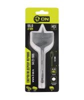 ON Сверло по дереву перовое 55х152мм, шестигранный хвостовик ON Сверло по дереву перовое 55х152мм, шестигранный хвостовик