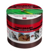 Лента герметизирующая Nicoband 3000х100 мм коричневая самоклеящаяся Лента герметизирующая Nicoband 3000х100 мм коричневая самоклеящаяся