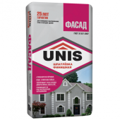Шпатлевка цементная Unis Фасад 20 кг серая Шпатлевка цементная Unis Фасад 20 кг серая
