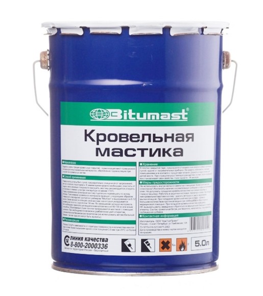 Мастика кровельная Bitumast 5 л
