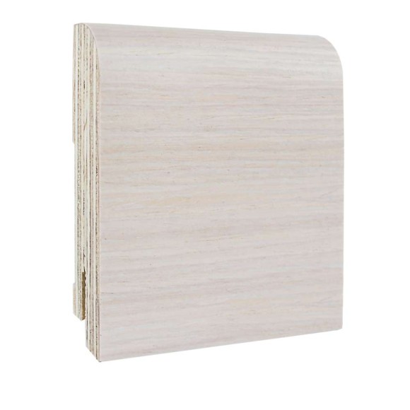 Плинтус шпонированный натур. Finitura Decor 83*19*2400 дуб выбеленный 5BDS